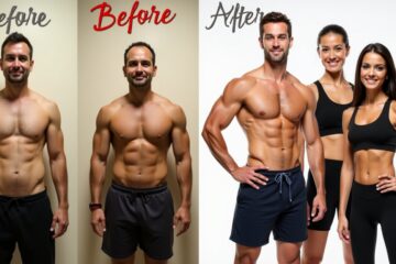 before and after body transformation
